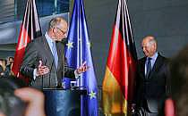 Friedrich Merz und Olaf Scholz (Archiv), &uuml;ber dts Nachrichtenagentur