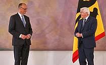 Friedrich Merz und Frank-Walter Steinmeier (Archiv), &uuml;ber dts Nachrichtenagentur