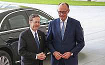 Isaak Herzog und Friedrich Merz am 12.05.2025, &uuml;ber dts Nachrichtenagentur