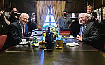 Frank-Walter Steinmeier und Benny Gantz am 14.05.2025, über dts Nachrichtenagentur