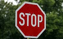 Stop-Schild (Archiv), über dts Nachrichtenagentur