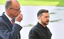 Friedrich Merz und Wolodymyr Selenskyj (Archiv), &uuml;ber dts Nachrichtenagentur