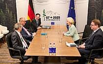 Friedrich Merz und Ursula von der Leyen beim G7-Gipfel in Kanada am 16.06.2025, über dts Nachrichtenagentur