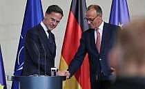 Mark Rutte und Friedrich Merz am 09.07.2025, über dts Nachrichtenagentur