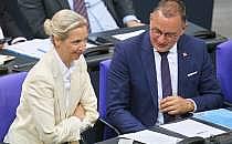 Alice Weidel und Tino Chrupalla am 09.07.2025, über dts Nachrichtenagentur