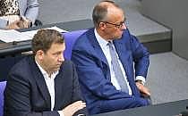 Lars Klingbeil und Friedrich Merz am 11.07.2025, über dts Nachrichtenagentur