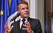 Emmanuel Macron am 23.07.2025, &uuml;ber dts Nachrichtenagentur
