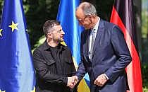 Wolodymyr Selenskyj und Friedrich Merz am 13.08.2025, &uuml;ber dts Nachrichtenagentur