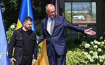 Wolodymyr Selenskyj und Friedrich Merz am 13.08.2025, &uuml;ber dts Nachrichtenagentur