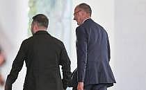 Wolodymyr Selenskyj und Friedrich Merz am 13.08.2025, &uuml;ber dts Nachrichtenagentur