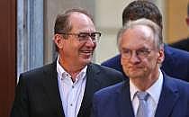 Alexander Dobrindt und Reiner Haseloff am 14.08.2025, über dts Nachrichtenagentur