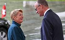 Karin Keller-Sutter und Friedrich Merz am 02.09.2025, &uuml;ber dts Nachrichtenagentur