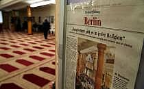 Zeitungsausschnitt &uuml;ber Hassprediger in einer Berliner Moschee (Archiv), &uuml;ber dts Nachrichtenagentur