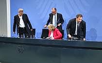 S&ouml;der, Merz, Bas und Klingbeil am 03.09.2025, &uuml;ber dts Nachrichtenagentur