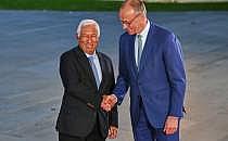Ant&oacute;nio Costa und Friedrich Merz am 10.09.2025, &uuml;ber dts Nachrichtenagentur