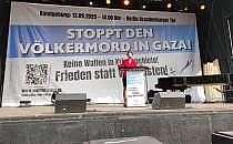 Sahra Wagenknecht bei Demo gegen Gaza-Krieg am 13.09.2025, &uuml;ber dts Nachrichtenagentur