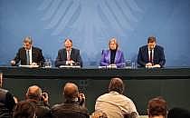 Pressekonferenz nach Koalitionsausschuss am 09.10.2025, über dts Nachrichtenagentur