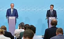 Friedrich Merz und Carsten Linnemann am 20.10.2025, &uuml;ber dts Nachrichtenagentur