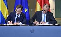 Ulf Kristersson und Friedrich Merz am 19.11.2025, &uuml;ber dts Nachrichtenagentur