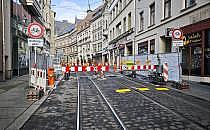 Absperrung für Weihnachtsmarkt am 26.11.2025, über dts Nachrichtenagentur