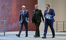 Merz, Söder, Klingbeil (Archiv), über dts Nachrichtenagentur