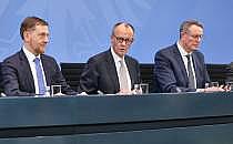 Kretschmer, Merz, Schweitzer am 04.12.2025, &uuml;ber dts Nachrichtenagentur