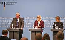 Laumann, Warken, Schlotzhaue am 11.12.2025, über dts Nachrichtenagentur